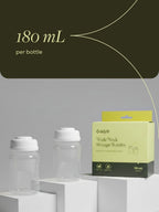 Wide Neck Storage Bottles | 180mL | 2 Pack